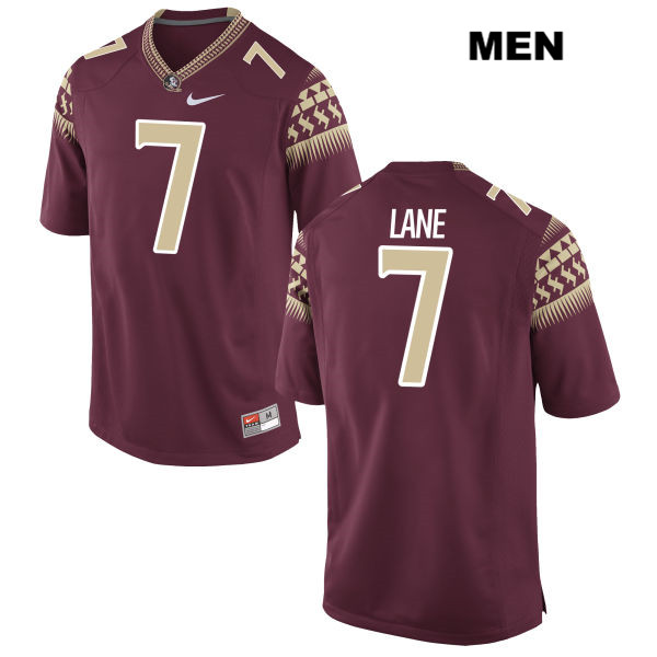 Men's NCAA Nike Florida State Seminoles #7 Ermon Lane College Red Stitched Authentic Football Jersey MMM5369KG
